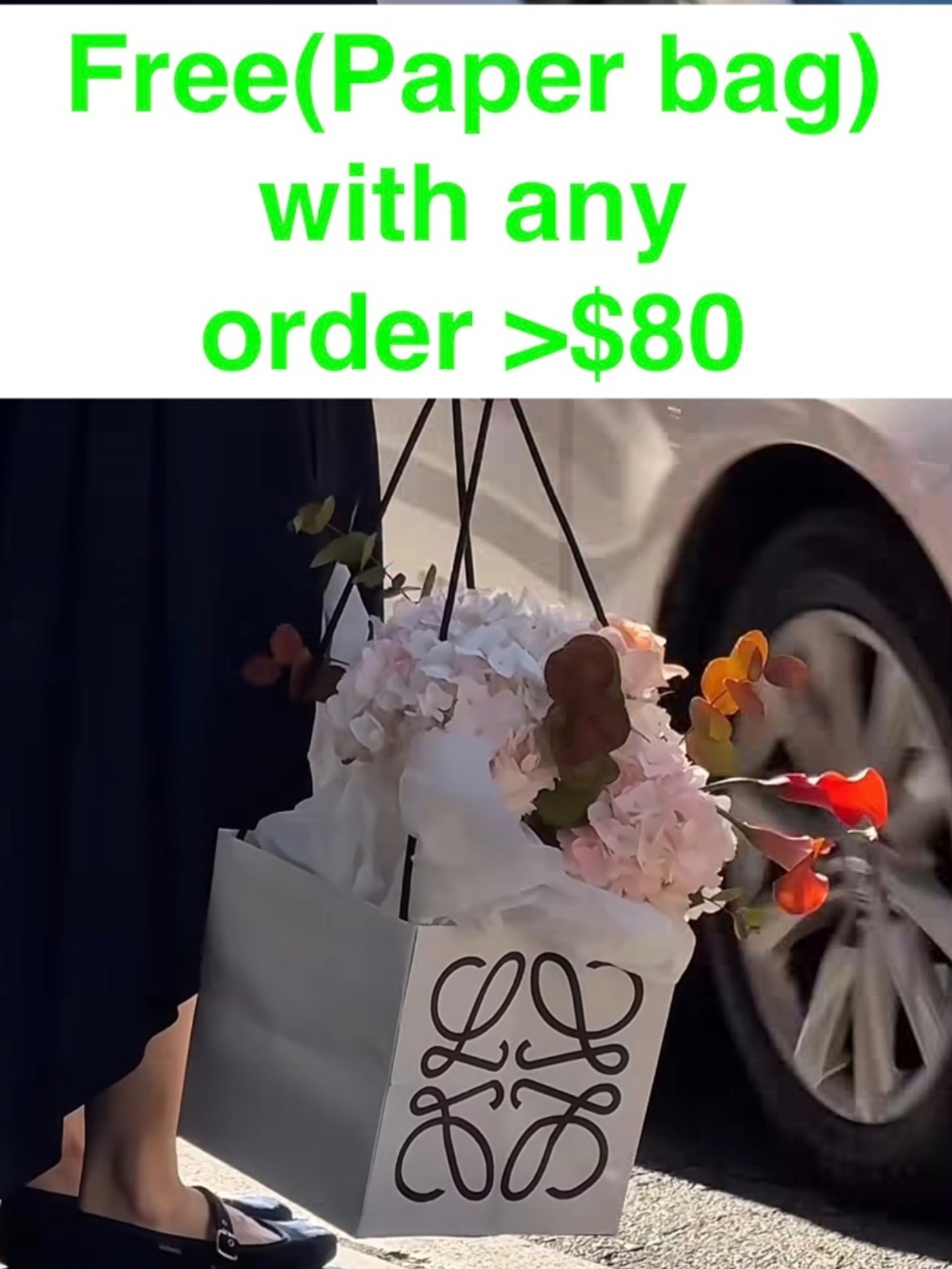 LOEWE PAPER BAG FREE with any order over $80